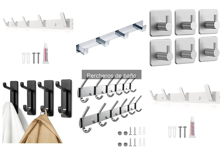 Comparativa de Percheros de Baño: Madera vs Metal
