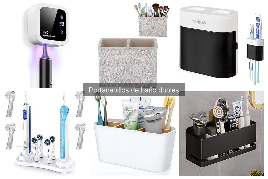 Comparativa de portacepillos de baño dobles: ¿cuál elegir?