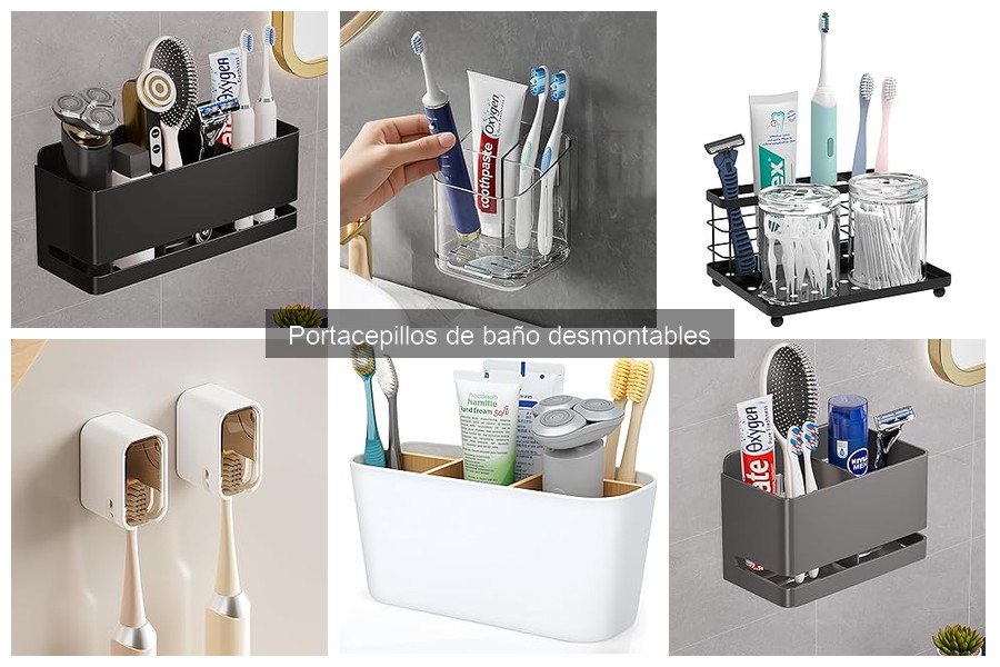 Comparativa de Portacepillos Desmontables: Mejores Marcas