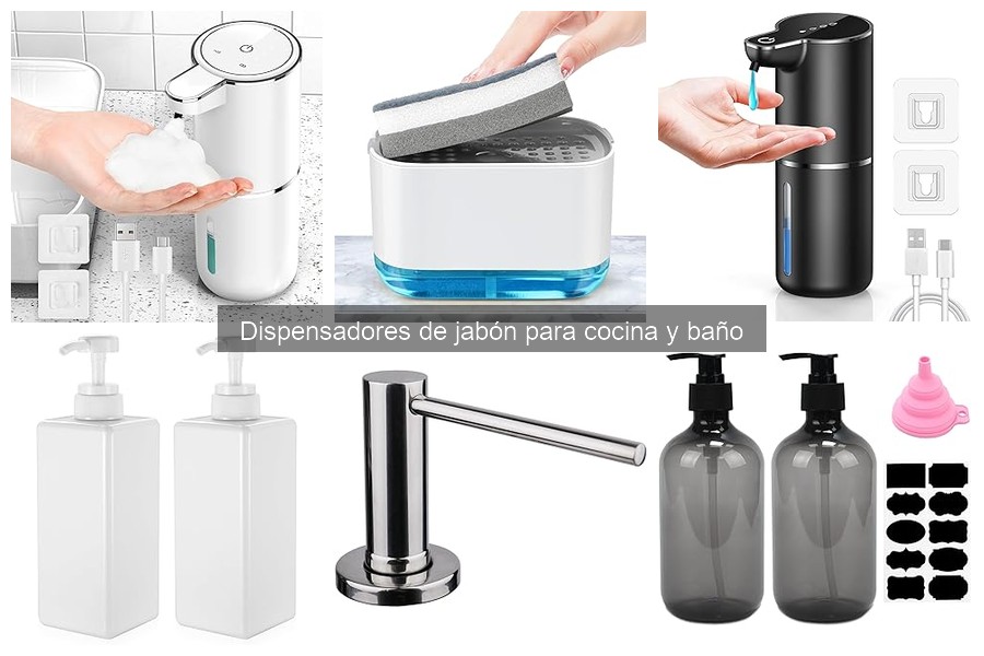 Comparativa de precios de dispensadores de jabón en Amazon