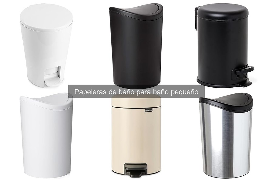 Comparativa de precios de papeleras de baño pequeñas