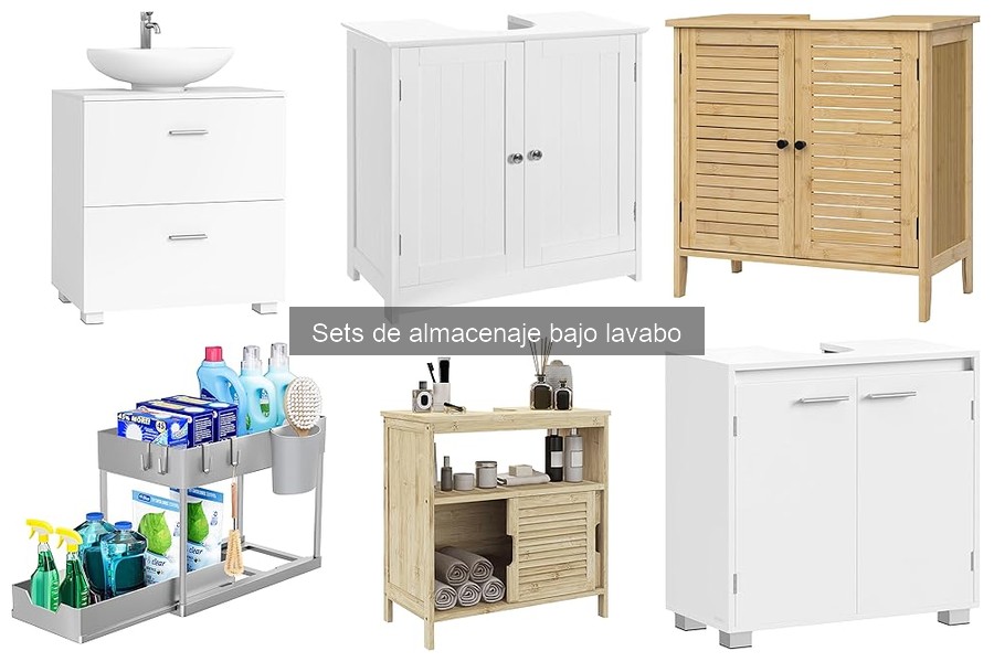 Comparativa de Sets de Almacenaje Bajo Lavabo: Plástico vs Madera