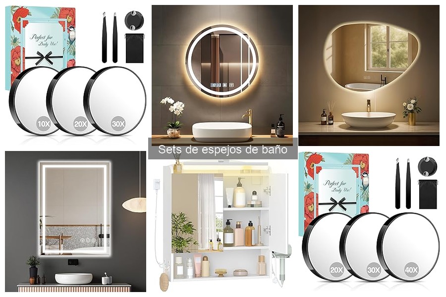 Comparativa de Sets de Espejos de Baño: Marcas y Precios