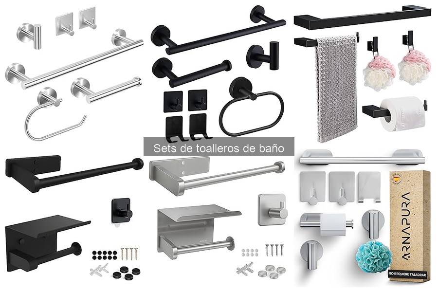 Comparativa de Sets de Toalleros de Baño: Calidad y Precio