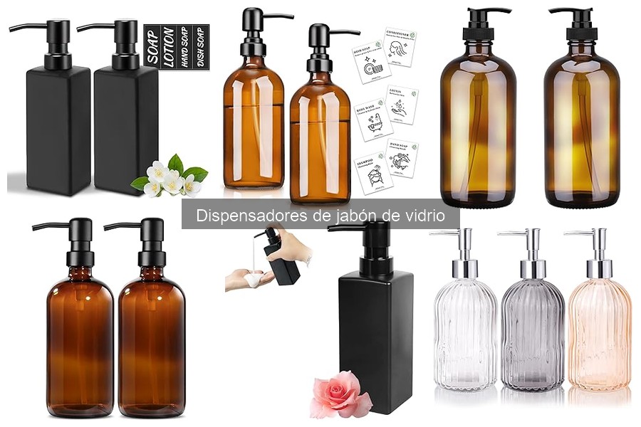 Comparativa: Dispensadores de Jabón de Vidrio vs Plástico