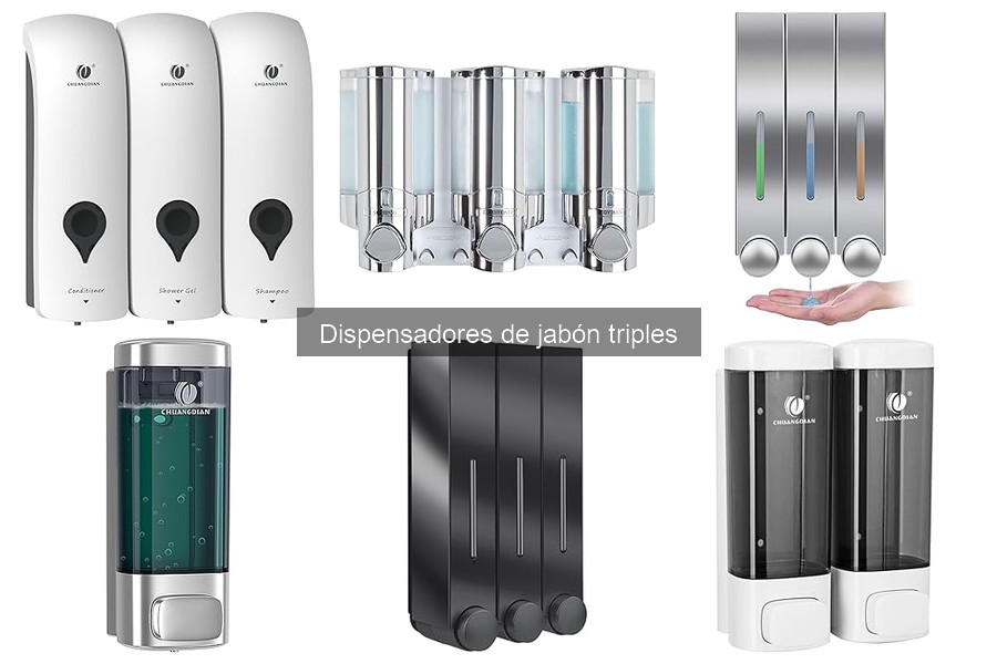 Comparativa: Dispensadores de Jabón Triples vs Sencillos