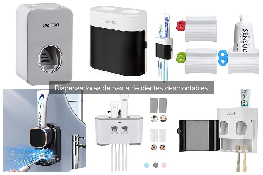 Comparativa: Dispensadores de Pasta de Dientes Desmontables vs Tradicionales
