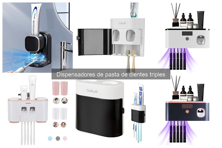 Comparativa: Dispensadores de Pasta de Dientes Triples vs Sencillos