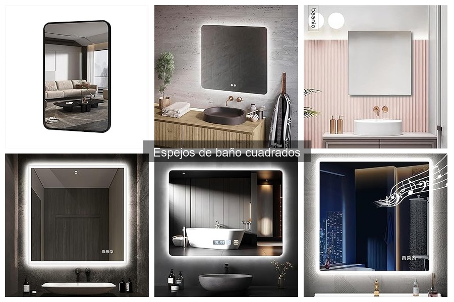 ** Comparativa: Espejos Cuadrados vs Redondos para el Baño