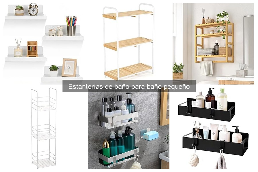 Comparativa Estanterías de Baño de Madera y Metal