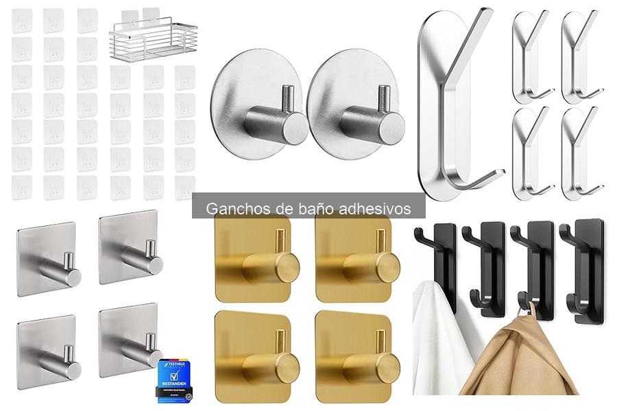 Comparativa: Ganchos Adhesivos vs. Ganchos con Tornillos
