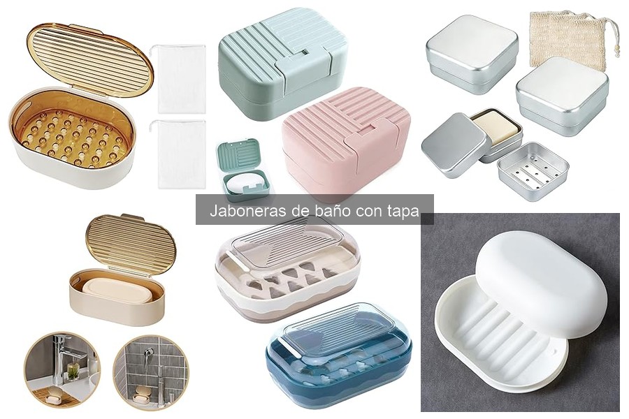 Comparativa: Jaboneras de baño con tapa vs. abiertas