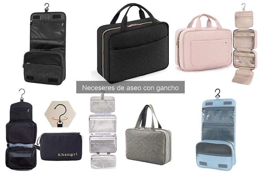 Comparativa: Neceseres de Aseo con Gancho vs. Sin Gancho