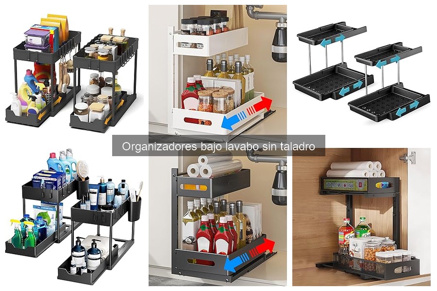 Comparativa Organizadores Bajo Lavabo: Con y Sin Taladro