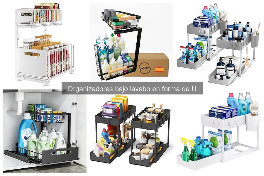Comparativa: Organizadores Bajo Lavabo en U vs Rectangulares