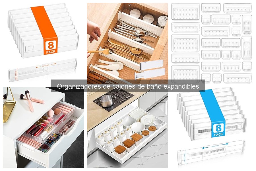 Comparativa: Organizadores de Cajones de Baño Expandibles vs Estáticos