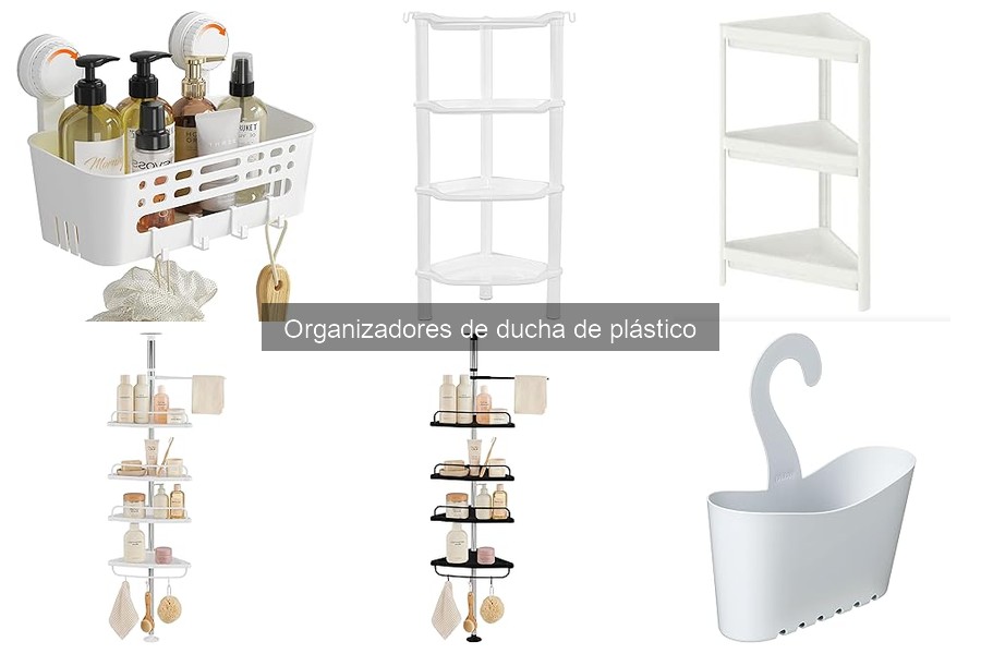 Comparativa: Organizadores de Ducha de Plástico vs. Metal