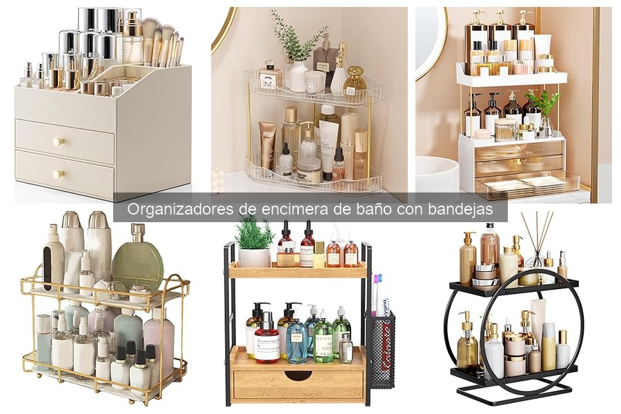 Comparativa: Organizadores de Encimera de Baño de Madera vs Plástico
