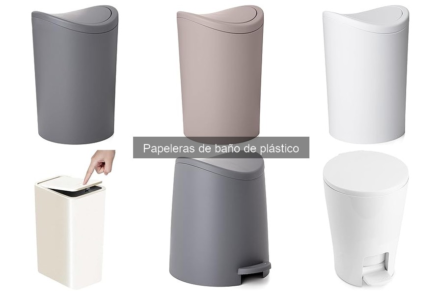 Comparativa: Papeleras de Plástico vs Metal para Baño