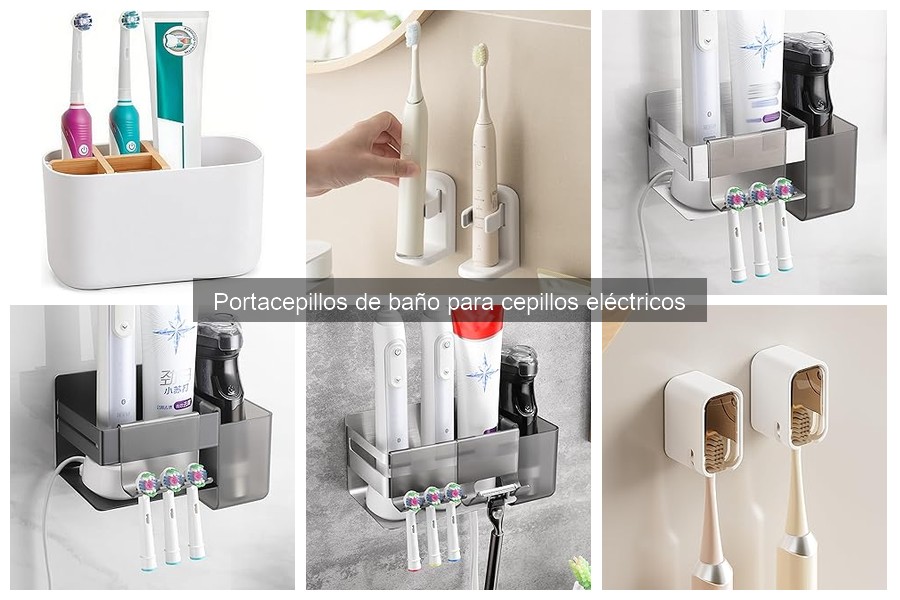 Comparativa: Portacepillos de plástico vs. metal para cepillos eléctricos