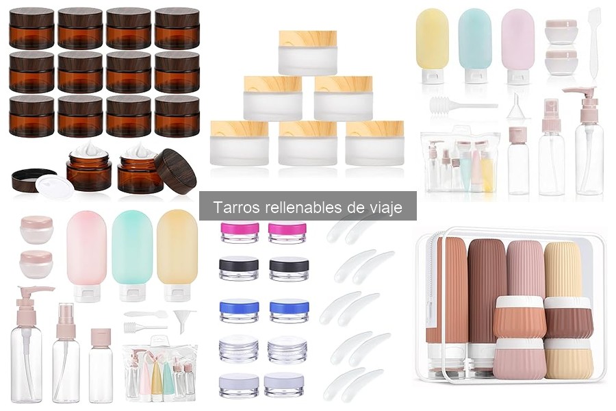 Comparativa: Tarros de vidrio vs. plástico para viajar