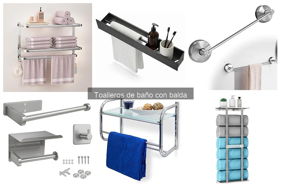 Comparativa: Toalleros de baño con balda vs sin balda