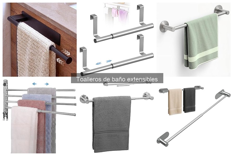 Comparativa: Toalleros Extensibles vs Fijos para tu Baño
