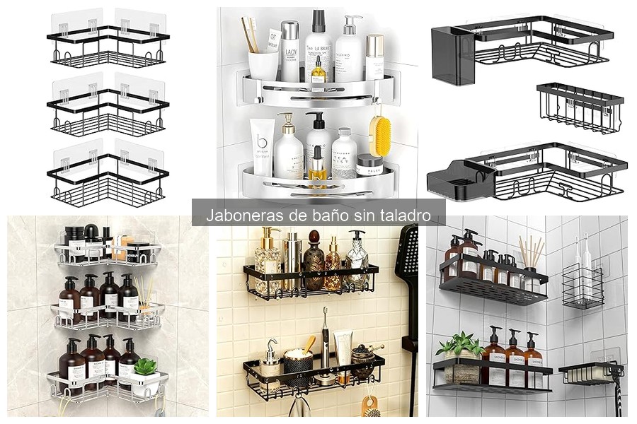 Compras online: jaboneras sin taladro accesibles