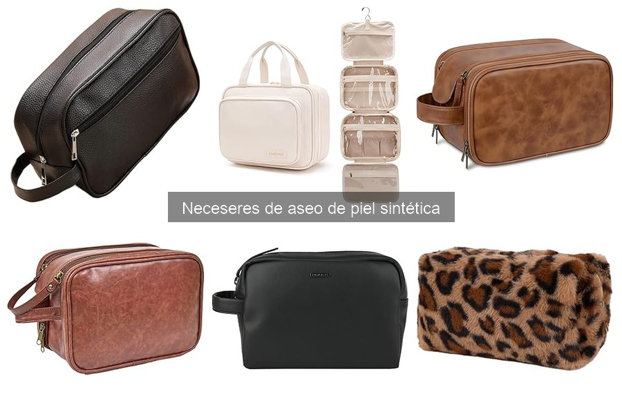 Consejos para elegir un neceser de aseo de piel sintética