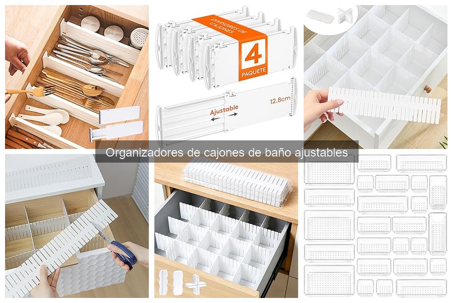 Consejos para Organizar Cajones de Baño con Separadores Ajustables
