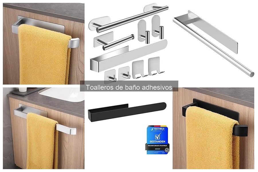 Consejos para organizar el baño con toalleros adhesivos