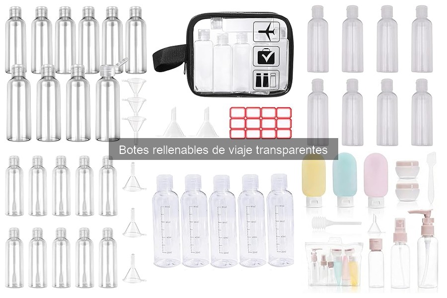 Consejos prácticos para usar botes rellenables de viaje