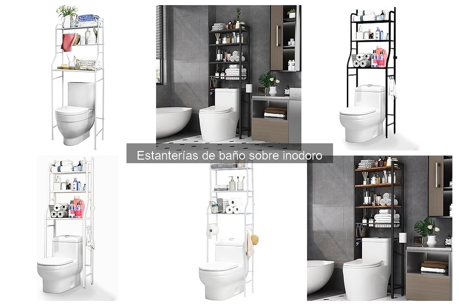 ¿Cuánto cuesta una estantería de baño sobre inodoro?