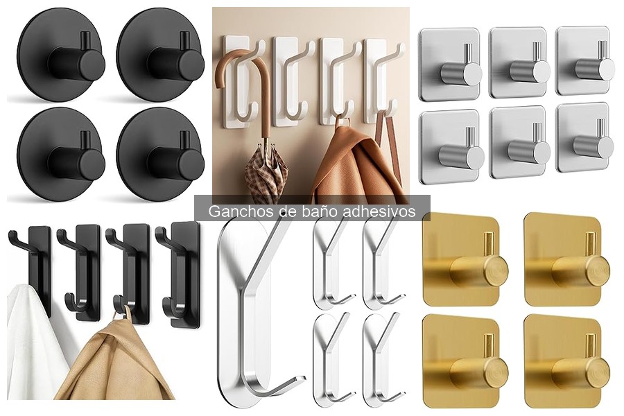 Cuidados y Mantenimiento de Ganchos Adhesivos para Baño
