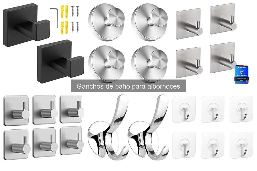 Cuidados y Mantenimiento de Ganchos de Baño para Albornoces