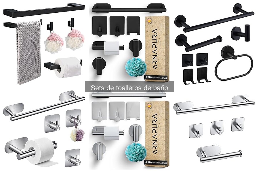 Descubre qué son los sets de toalleros de baño