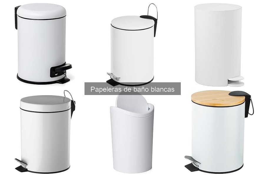 Diferencias entre papeleras con y sin tapa para baño