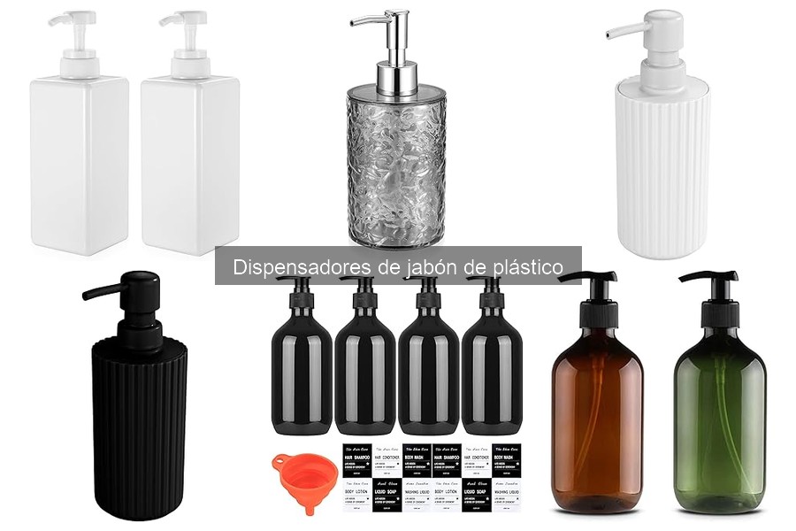 Dispensadores de jabón de plástico eco-amigables: beneficios