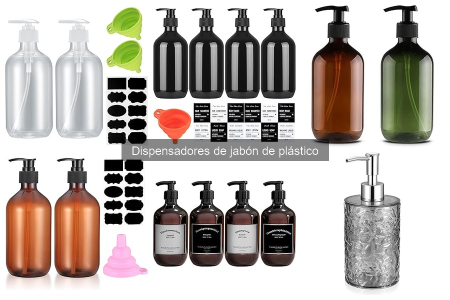 Dispensadores de jabón de plástico: ¿Qué son y cómo se usan?