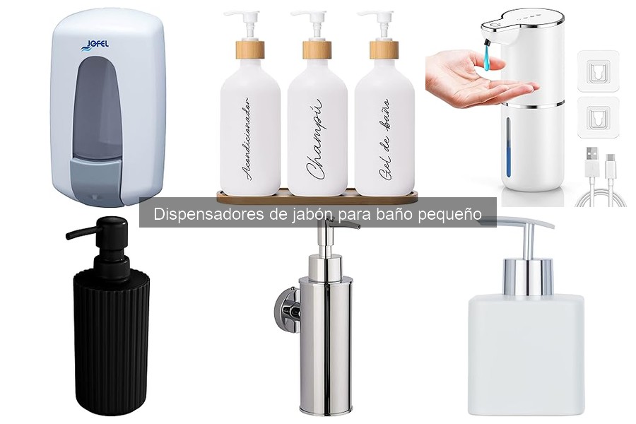 Dispensadores de jabón para baño pequeño: características y tips