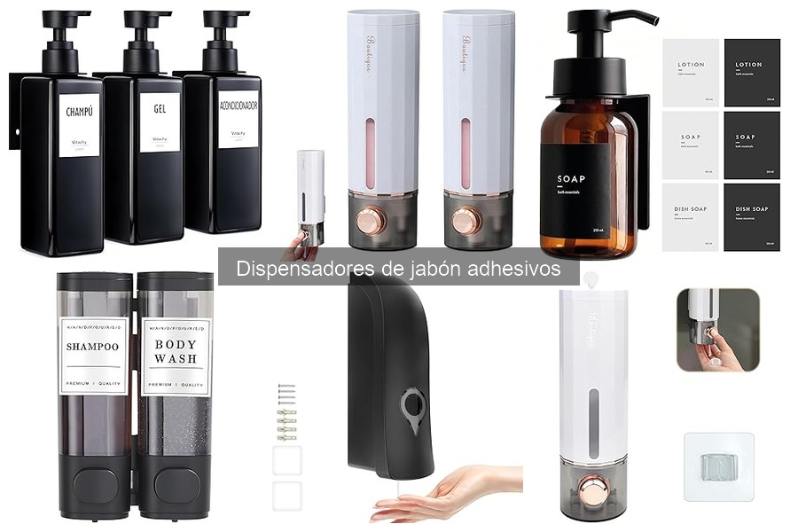 Dónde comprar dispensadores de jabón adhesivos en línea