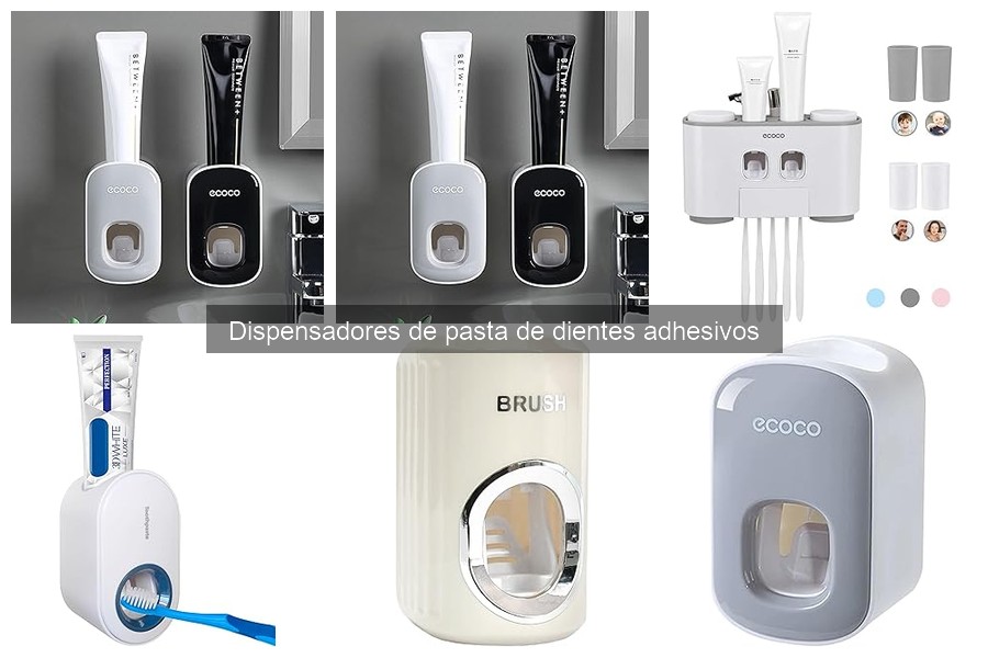 Dónde comprar dispensadores de pasta de dientes adhesivos