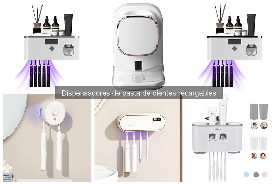 Dónde comprar dispensadores de pasta de dientes recargables