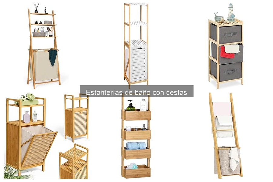 Dónde comprar estanterías de baño con cestas baratas