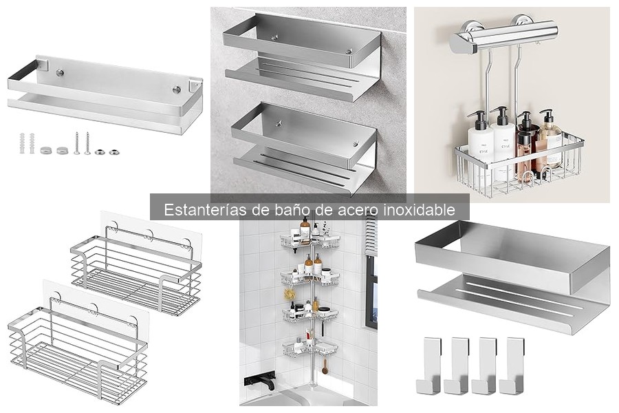 Dónde comprar estanterías de baño de acero inoxidable