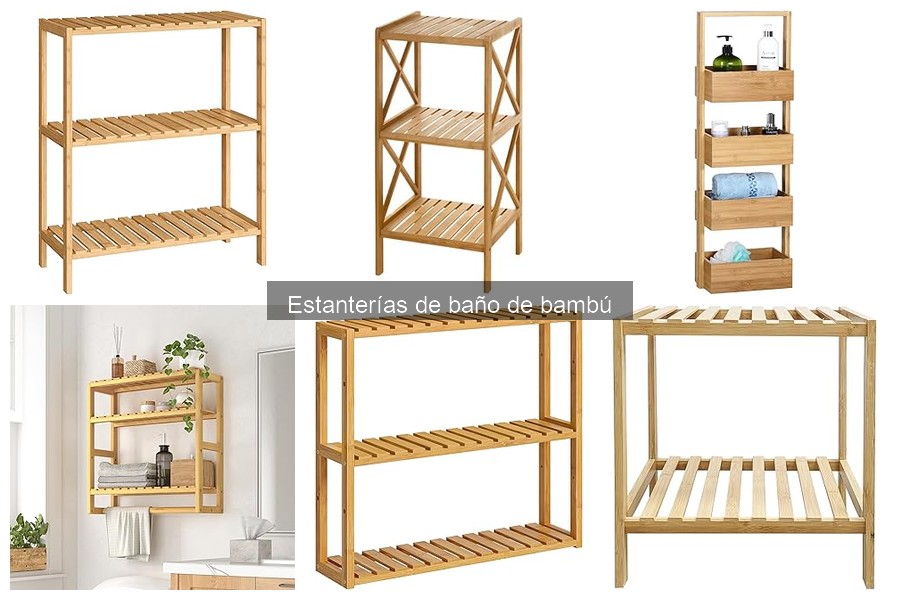 Dónde comprar estanterías de baño de bambú: mejores opciones