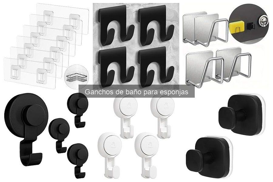 Dónde comprar ganchos de baño para esponjas y precios
