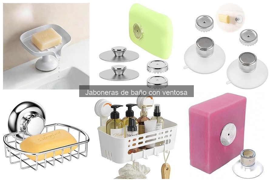 Dónde comprar jaboneras de baño con ventosa: opciones y ofertas