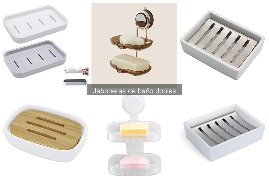 Dónde comprar jaboneras de baño dobles: las mejores opciones