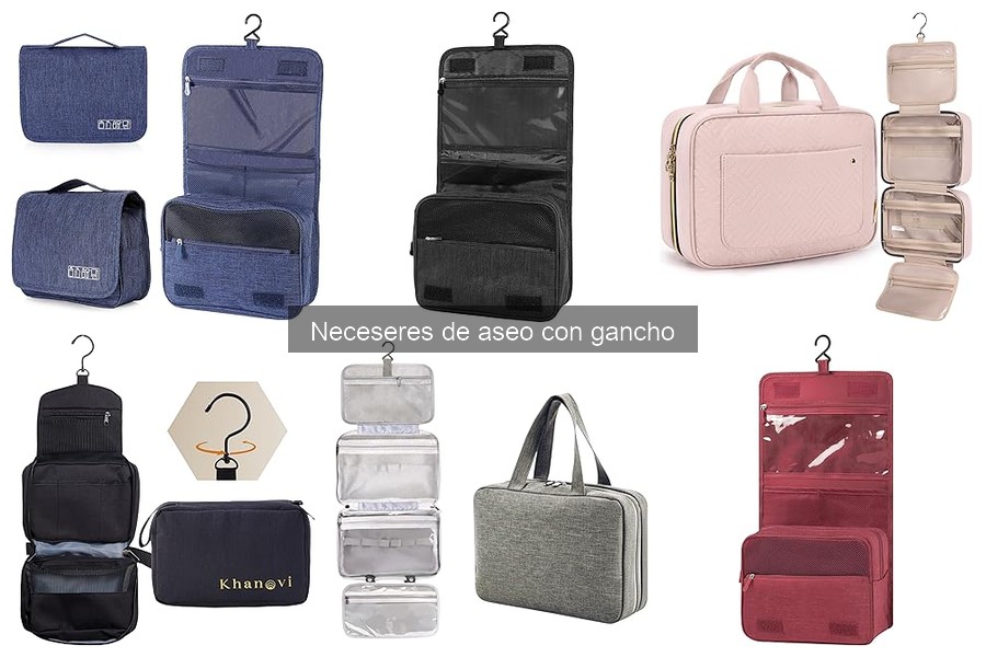Dónde comprar neceseres de aseo con gancho al mejor precio